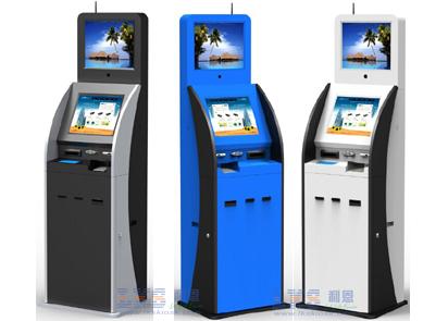Dual Screen Payment Cash Machine With Card Reader / Wireless Module