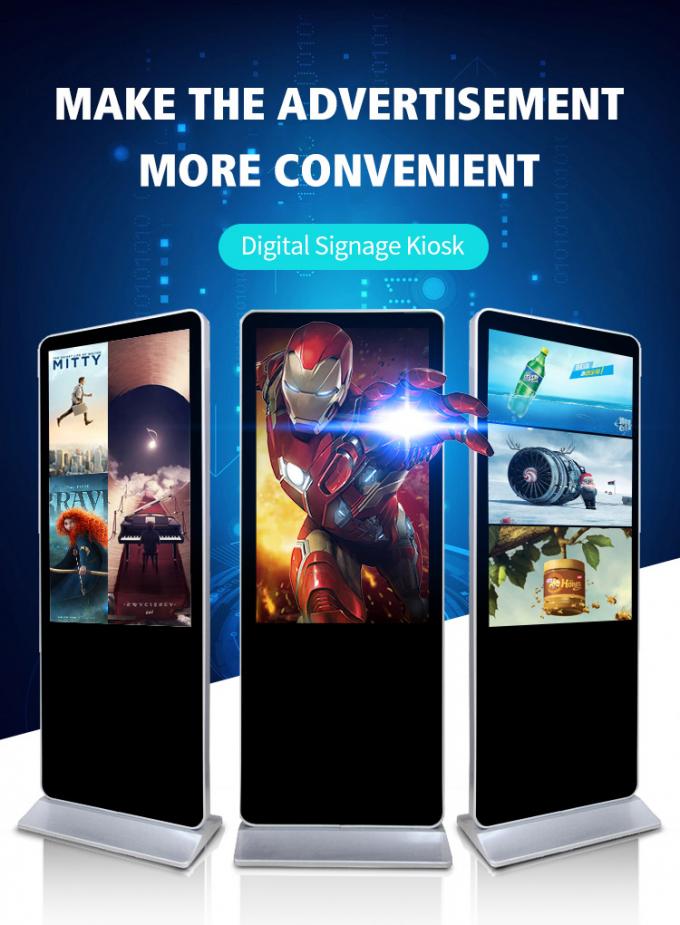 55 Inch Floor Stand Android Digital Signage LCD Advertising Touch ...