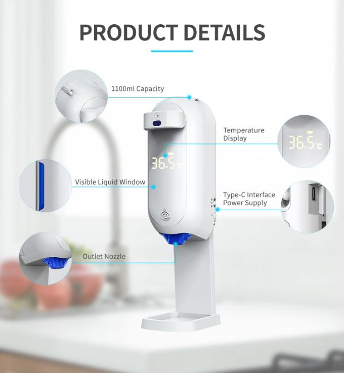 Touchless Automatic Liquid Soap Hand Sanitizer Dispenser With Stand