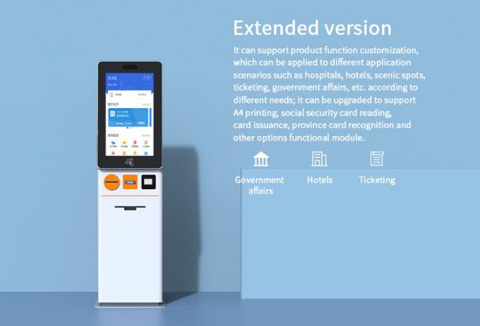 21.5 Inch Self Service Order Payment Touch Screen Kiosk Self Pay ...