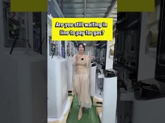 Are you still wait in line to pay for gas station