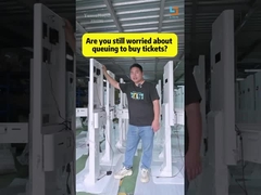 Self service queuing ticket kiosk