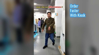 Self Service Ordering Kiosk Boosts Sales