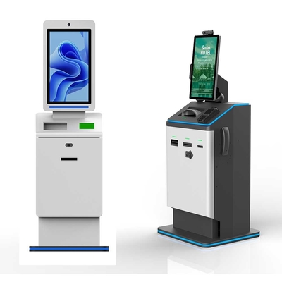 Convenient Self Checkout Kiosk Check In Kiosk With Card Reader And Payment Module