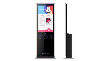 Custom Self Service Banking Kiosk 43 Inch IR / SAW / Capacitive Touch Screen