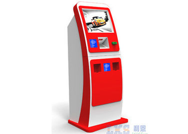 High Safety Performance Bill Payment Kiosk With Card Scanner / Standalone Kiosk