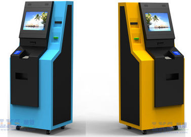 Free Floor Standing Bank ATM Kiosk , Automated Teller Machine With Cash Dispenser