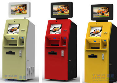 ATM Machine / Dual Screen Kiosk With UTP Thermal Printer Cash Dispenser