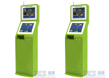 Free Standing Self - Service Check - In Kiosks At Airports With Passport Reader / Scanner