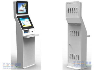 17 Inch Handicapped Check In Kiosk With Hydraumatic Elevator Metal Keyboard
