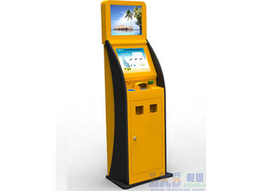 Self Service Payment & Advertising Dual Touch Screen Money POS Kiosk