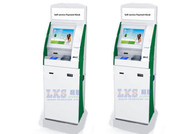 Information Release Utility Bills Retail Dual Screen Kiosk For Subway Station
