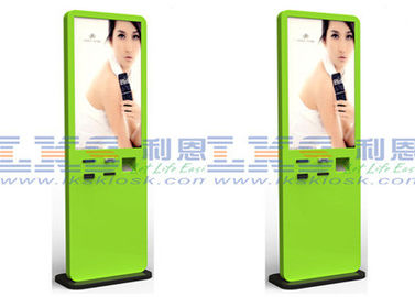 Media Player Information Thin Free Standing Kiosk With 32 Inch LCD TFT Monitor