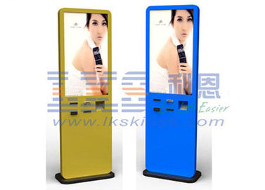 Media Player Information Thin Free Standing Kiosk With 32 Inch LCD TFT Monitor