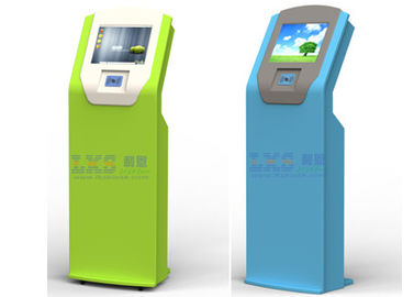 Saw Touch Screen Free Standing Kiosk With Barcode Scanner Self Payment PC System