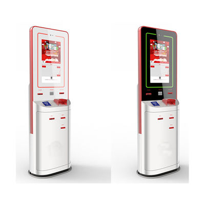 Infrared Touch Screen Information Kiosk With Fingerprinte Reader All In One PC