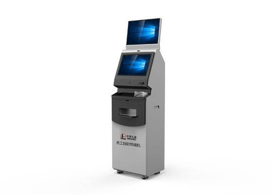 Multi Touch Screen Cash Payment Kiosk Wall Mounted With Encrypting Pin Pad
