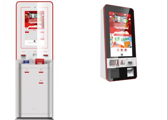 Self Service Kiosk For Hotel Check In And Payment Card Dispenser Hotel Card Reader