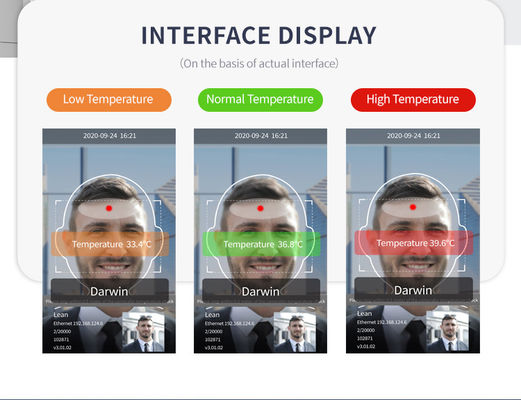 AI Face Recognition Thermometer Dispenser Temperature Kiosk Digital Signage Auto Clean Sanitizer System