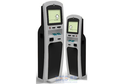 Fingerprint ID Scanner Cash Payment Kiosk With Multi-point Touch Singular Screen