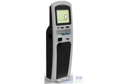 Fingerprint ID Scanner Cash Payment Kiosk With Multi-point Touch Singular Screen