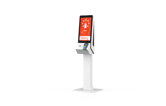 Fast Food Self Service Ordering Kiosk 21.5 24 27 32 Inch Touch Screen