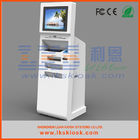 Computer PC Kiosk Stand Check In Ticketing Information Kiosk With A4 printer