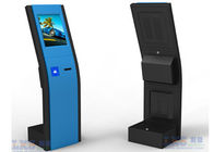 Slim Kiosk Automatic Ticket Vending Machine For Queue System CE , FCC Approval