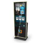 Floor Standing Bill Payment Tickets Advertising Screen ATM Hospital Kiosks With TFT LCD Display