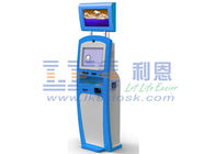 Self Check-in Payment Dual Screen Kiosk With Cheque Scanner / Acceptor ID Scanner