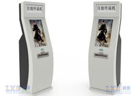 24 Inch Interactive Touch Screen Inforamtion Kiosk With A4 Laser Printer , QR Code Scanner