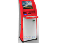 Automatic Bill Payment Kiosk , Metal Keyboard / Encrypted PCI Pin Pad Financial Service Machine