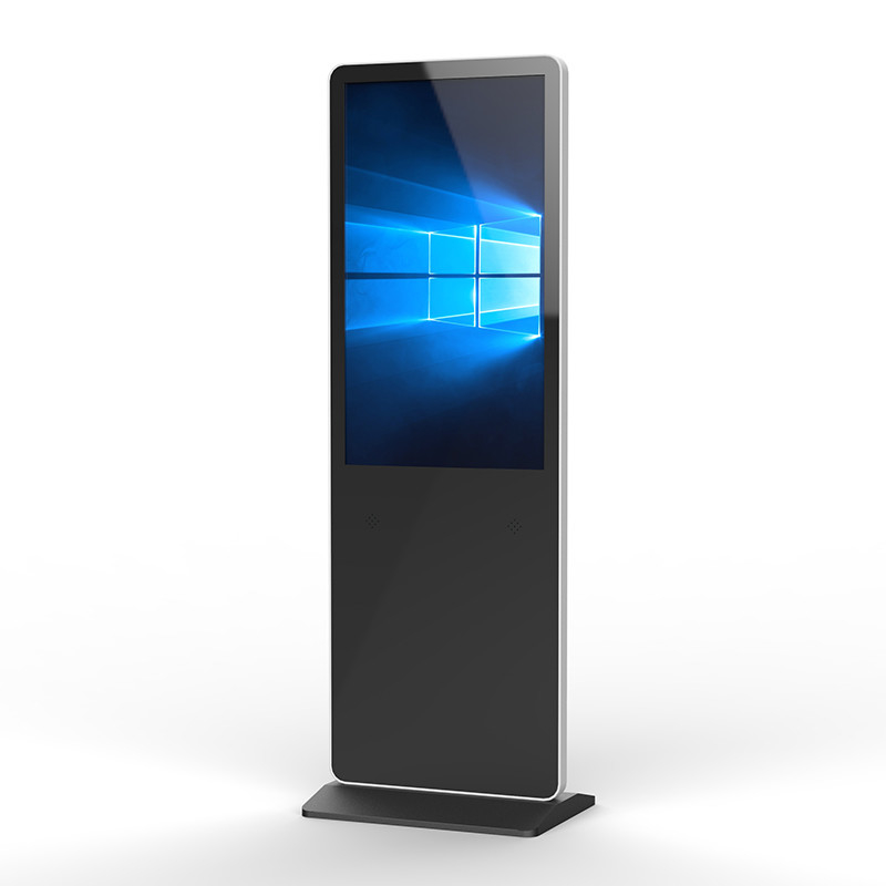 32 43 49 55 65 Inch Touch Screen Floor Stand LCD Interactive Digital ...