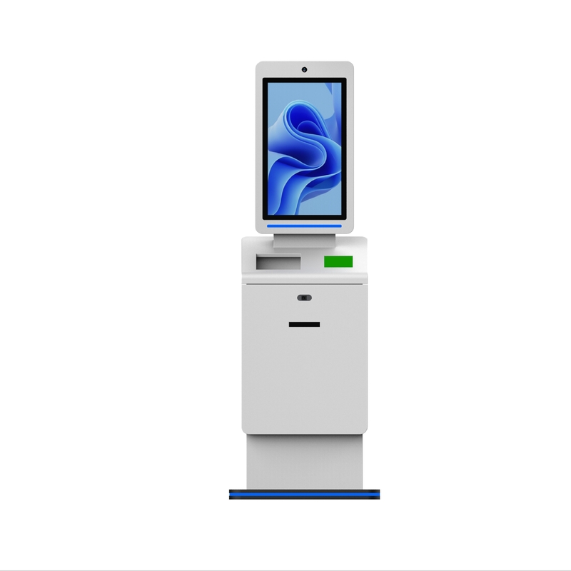 Convenient Self Checkout Kiosk Check In Kiosk With Card Reader And ...