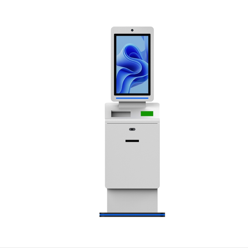 Convenient Self Checkout Kiosk Check In Kiosk With Card Reader And Payment Module