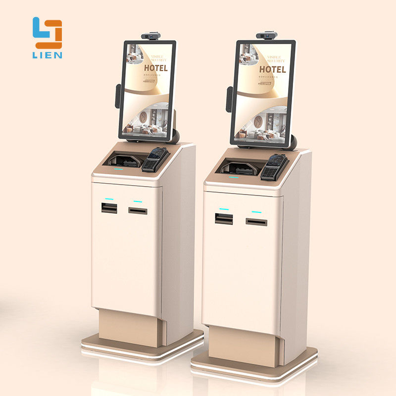 Bank Card Cash QR Code Payment Hotel Self Service Kiosk With 15-32 ...