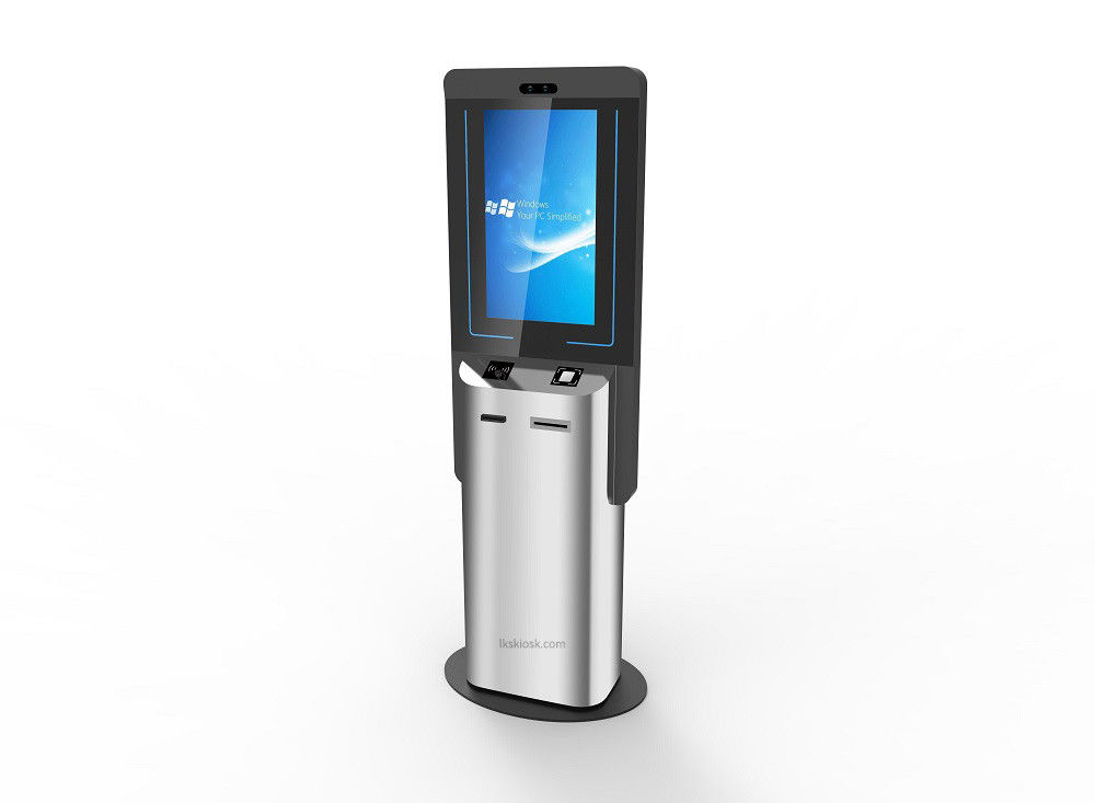 Elegant Free standing Kiosk/Self-Service Kiosk/Interactive board with/without cash payment/E payment for Quick Service