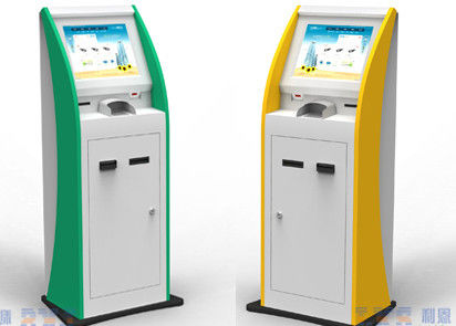 High Safety Performance Bill Payment Kiosk With Card Scanner / Standalone Kiosk