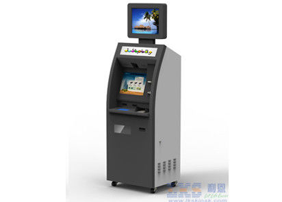 Check In / Out Bill Payment Hotel Kiosk With Dual Screen , Receipter Printer