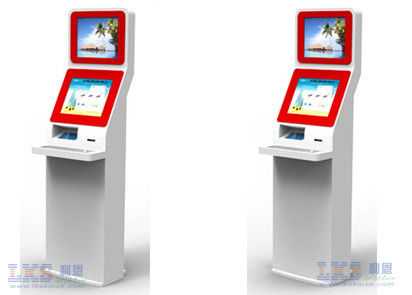 17inch Touch Screen Dual Screen LCD Monitor Self Service Information Kiosk