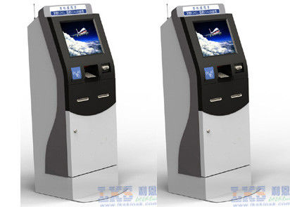 Internet ATM Financial Kiosk Terminals With Card Reader , Durable Steel Frame