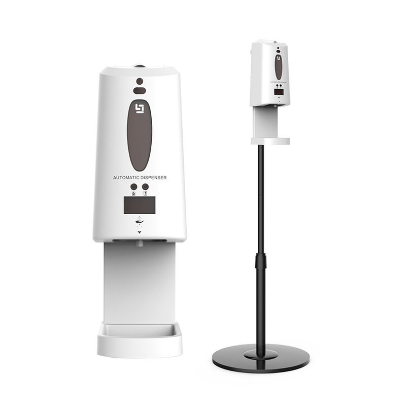 Touchless Abs Infrared Mist Spray Hand Sanitizer Stand Wall-mounted Free Standing Desktop Use