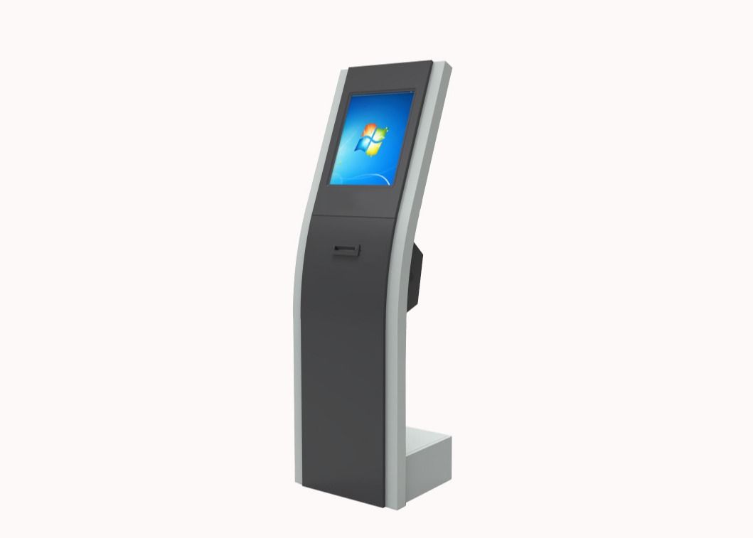 Slim Internet Android Touch Screen Self Service Kiosk With Queue System