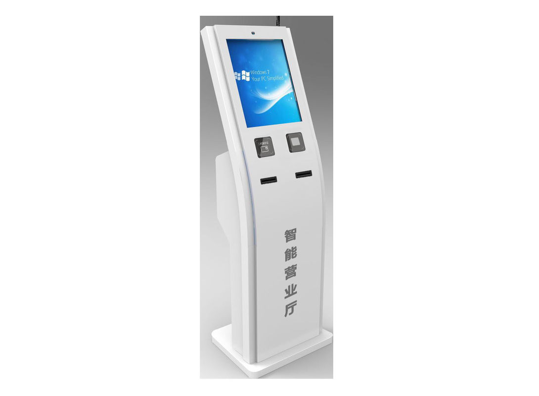 Exhibition IR / SAW Touch Screen All In One Computer Kiosk Self Service