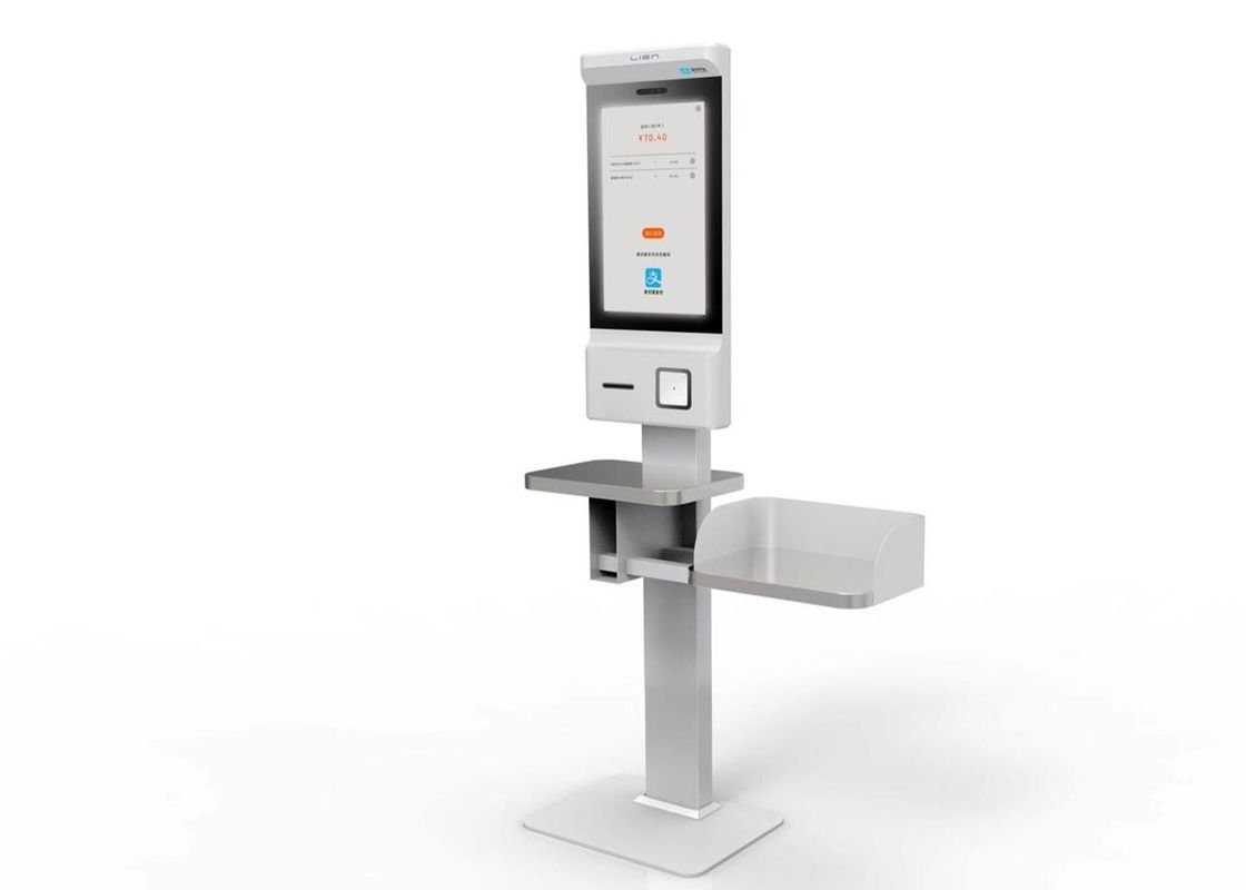 Self Service Checkout Machine Payment Terminal Kiosk With 1D / 2D Barcode Scanner