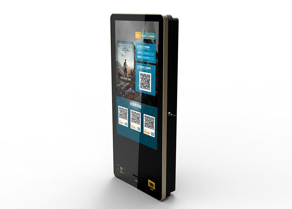 21.5 24 32 43 Inch Self Service Cinema Ticket Vending Machine With Barcode Scanner