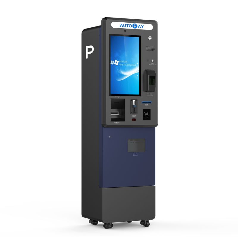 Capacitive Touch Screen Vending Bill Payment Kiosk With Magnetic Card Reader