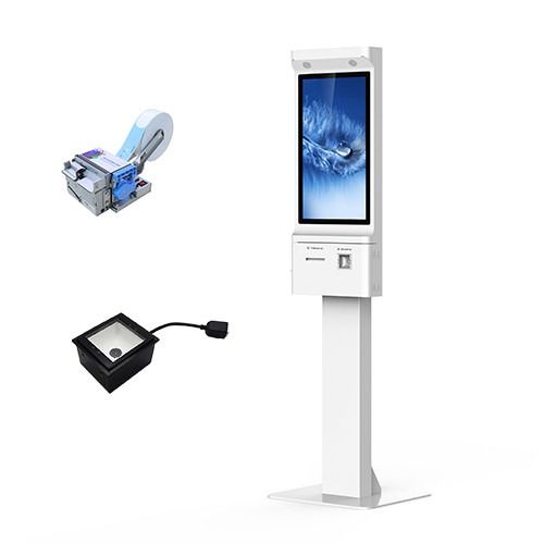 32 Inch Fast Food Self Service Kiosk Touch Screen With 80mm Thermal Printer