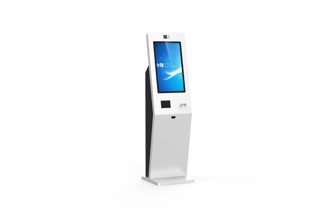 19 Inch Capacitive Touchable Hotel Check In Kiosk Free Standing