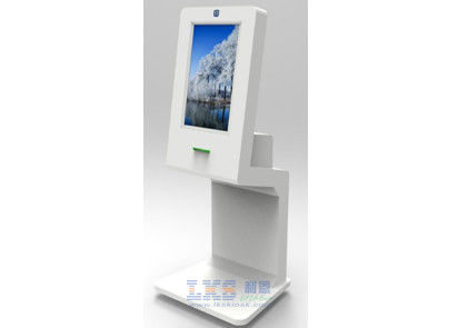 Library Card Dispenser Self Checkout Kiosk Cold Rolled Steel Free Standing Stylish